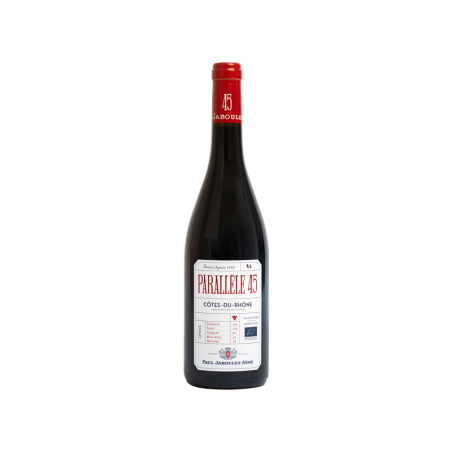 Parallèle 45 Rouge BIO 2024 – AOP Côtes-du-Rhône – Paul Jaboulet Aîné.