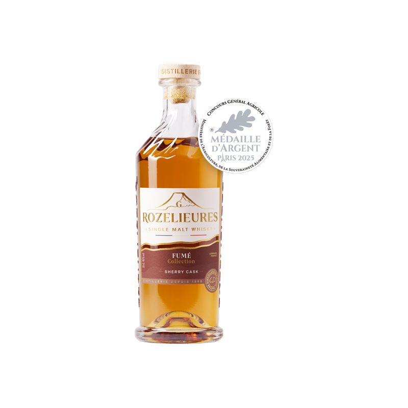 Whisky Rozelieures Collection Fumé 46 Single Malt 70 cl