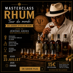 Place Masterclass Rhum –...
