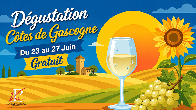 Dégustation Vins Côtes de Gascogne
